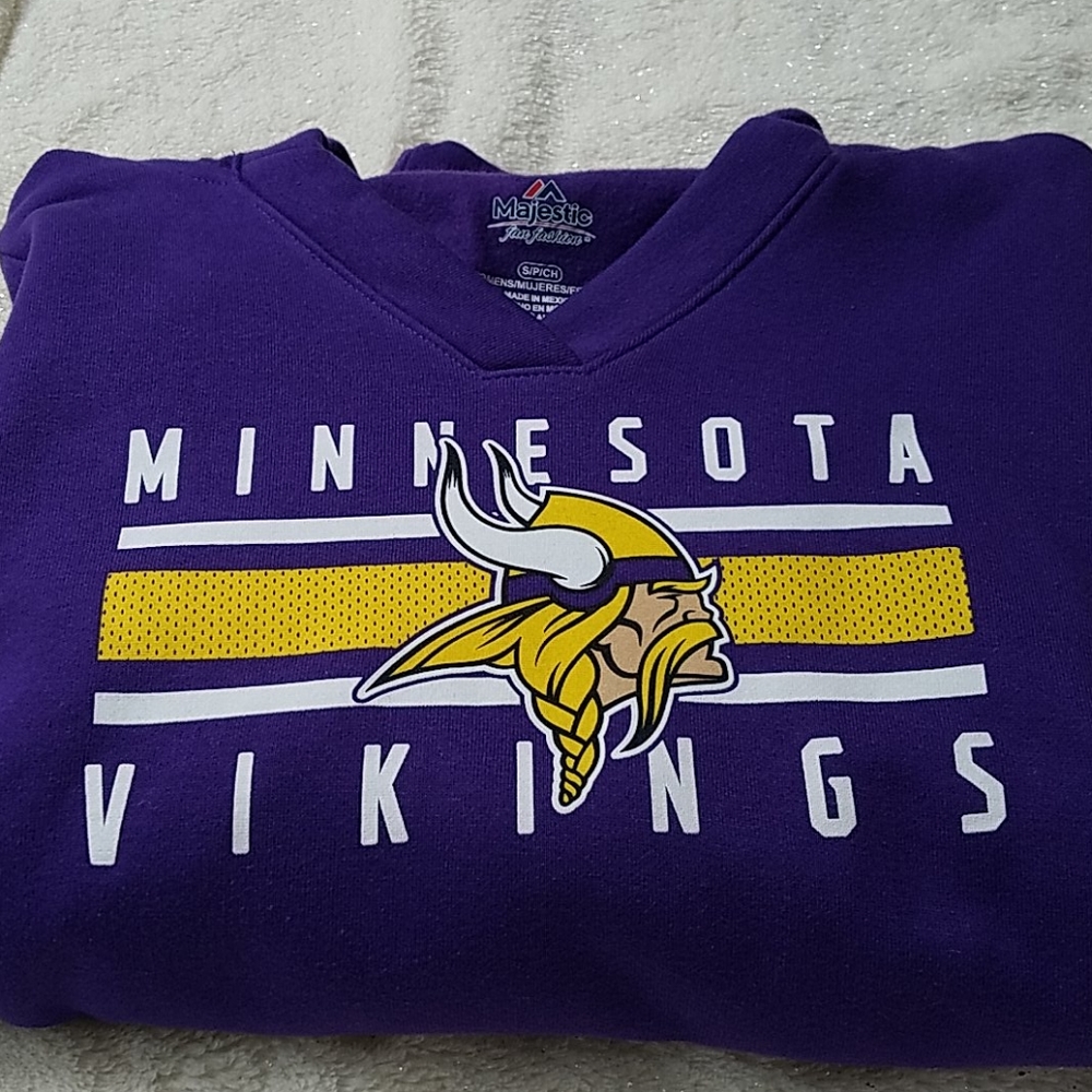 Minnesota Vikings hooded sweatshirt - Picture 10 of 14